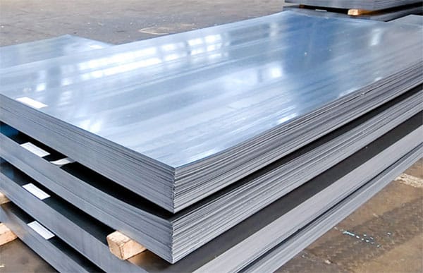tôn mạ kẽm dạng phẳng